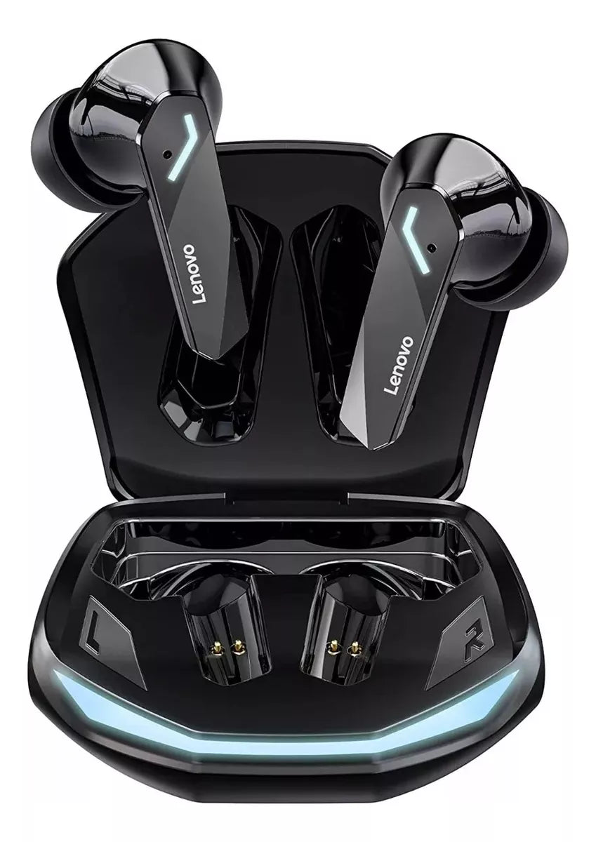 Fone Lenovo gm2 pro 5.3 bluetooth sem fio fones baixa latência hd chamada modo duplo com microfone