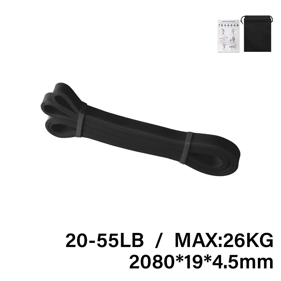 Faixa elástica de látex para exercício