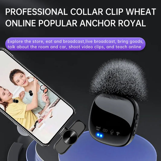 Microfone de lapela sem fio r8