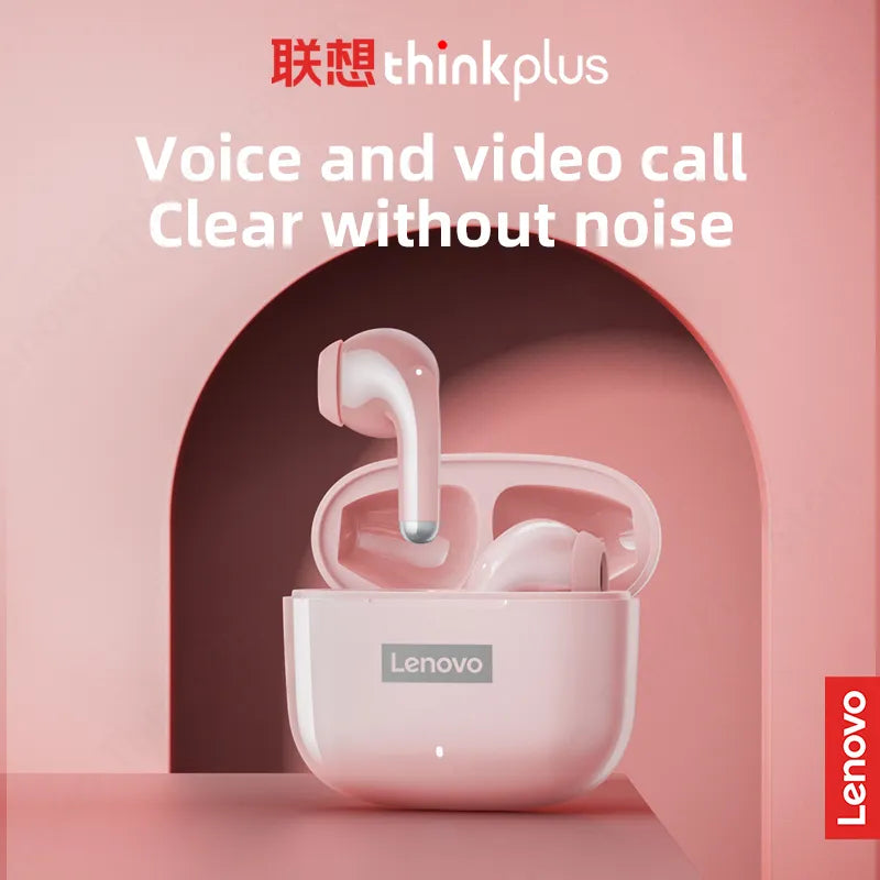 Original lenovo lp40 pro tws fones de ouvido sem fio bluetooth 5.1 esporte redução ruído controle toque 250mah 2023 novo