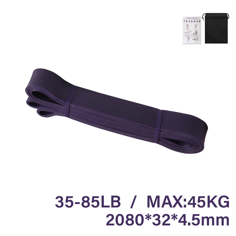 Faixa elástica de látex para exercício