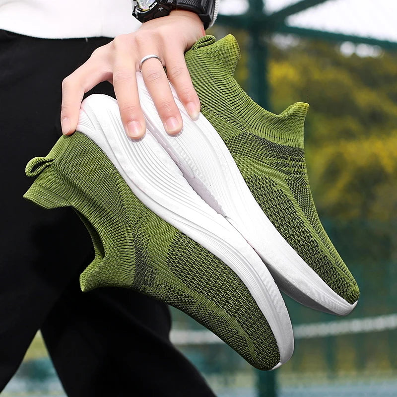 Tênis de verão Unisex mocassins respirável tênis confortável casual