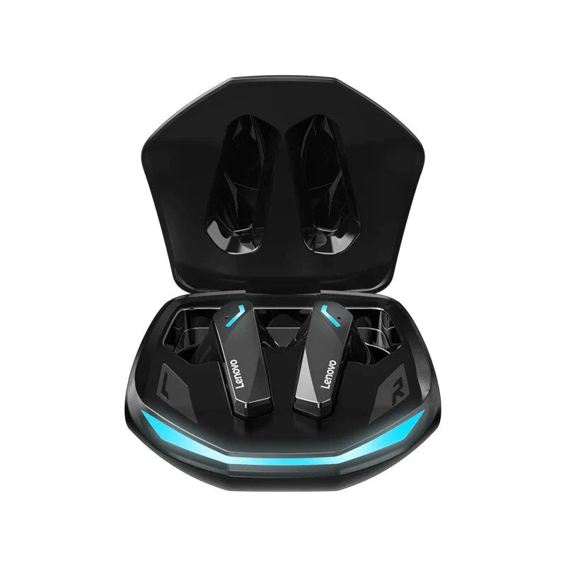 Fone Lenovo gm2 pro 5.3 bluetooth sem fio fones baixa latência hd chamada modo duplo com microfone