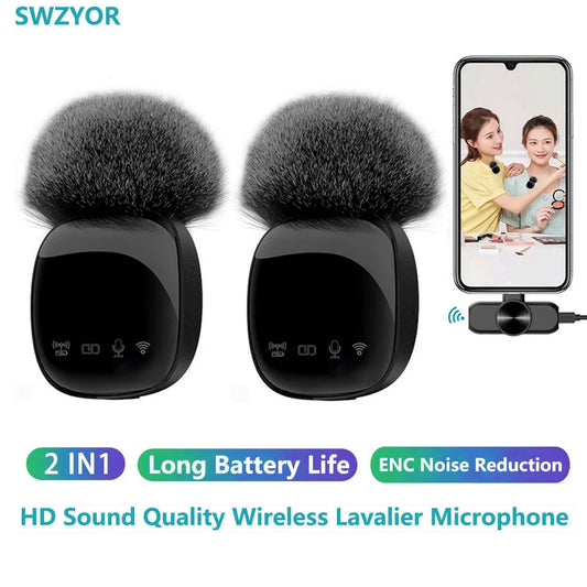 Microfone de lapela sem fio r8