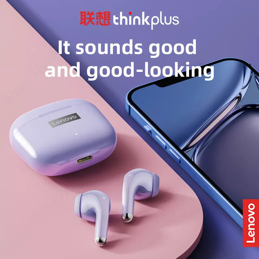 Original lenovo lp40 pro tws fones de ouvido sem fio bluetooth 5.1 esporte redução ruído controle toque 250mah 2023 novo
